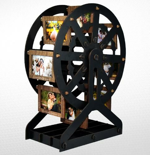 AHŞAP SİYAH RENK DEĞİRMEN RESİM ÇERÇEVE 41cm*30cm