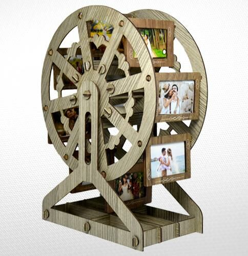 AHŞAP ALİZE RENK DEĞİRMEN RESİM ÇERÇEVE 41cm*30cm