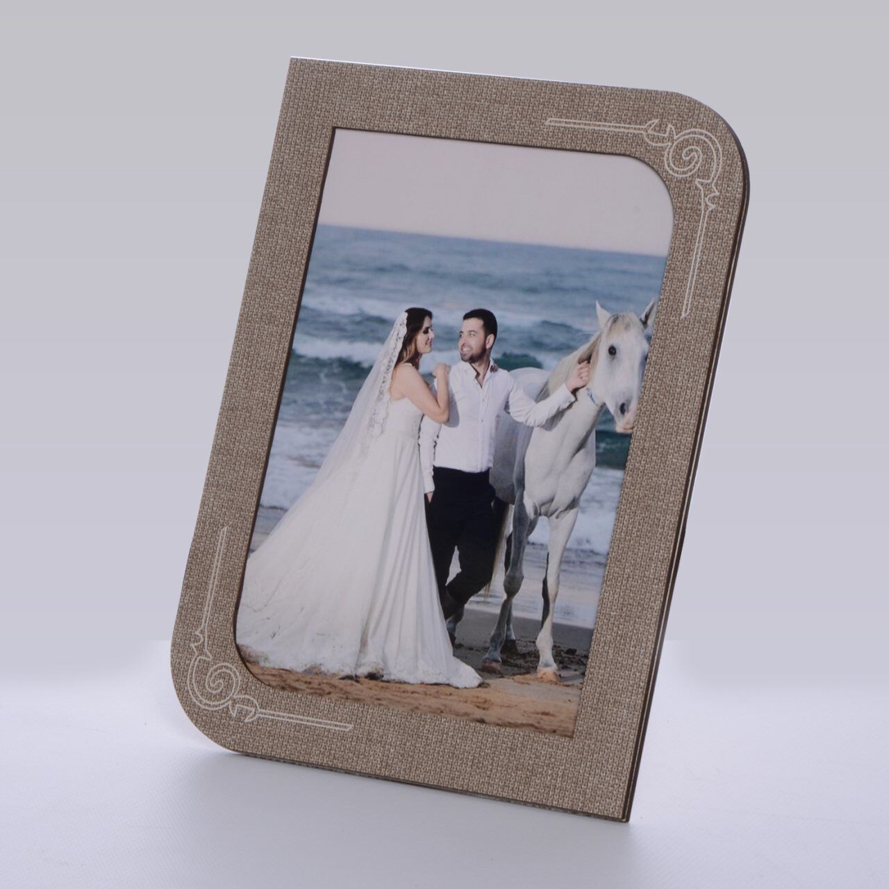 AHŞAP VİZON RENK RESİM ÇERÇEVE 10x15