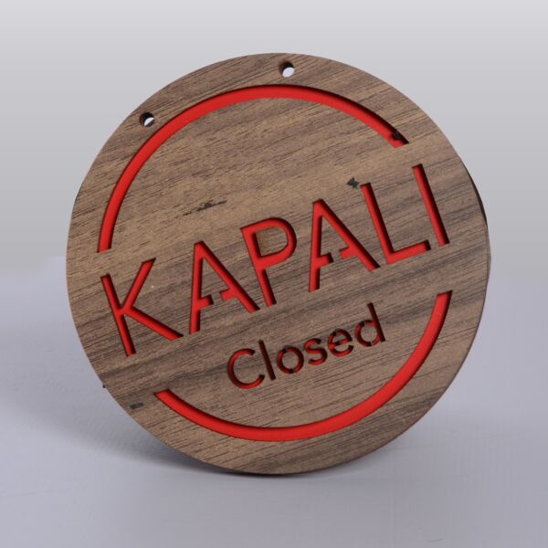 KAPI İSİMLİĞİ AÇIK-KAPALI