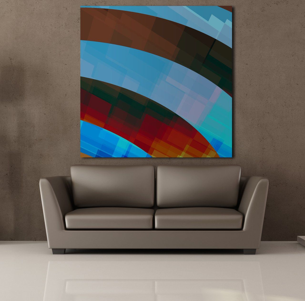 RENKLERİN GEÇİŞİ KANVAS TABLO