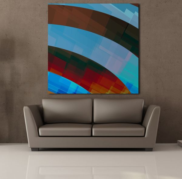 RENKLERİN GEÇİŞİ KANVAS TABLO