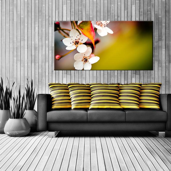 Bahar Ve Çiçekler Kanvas Tablo