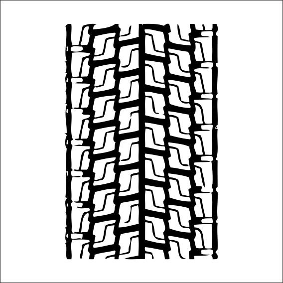 OTO LASTİK İZİ FOLYO STİCKER DERSTV409