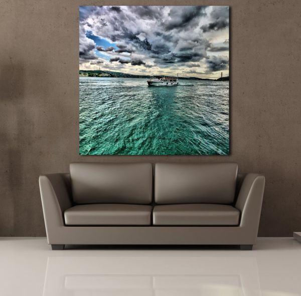 GEMİ GÖKYÜZÜ KANVAS TABLO