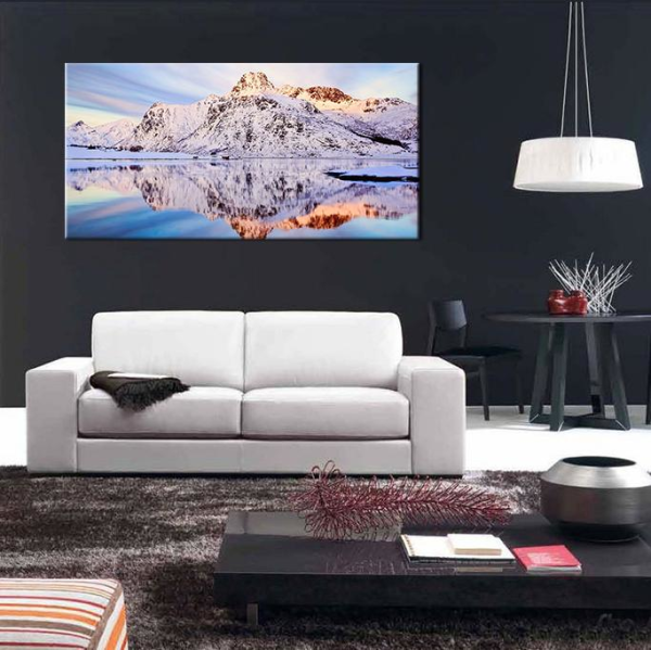 Karlı Dağ Kanvas Tablo