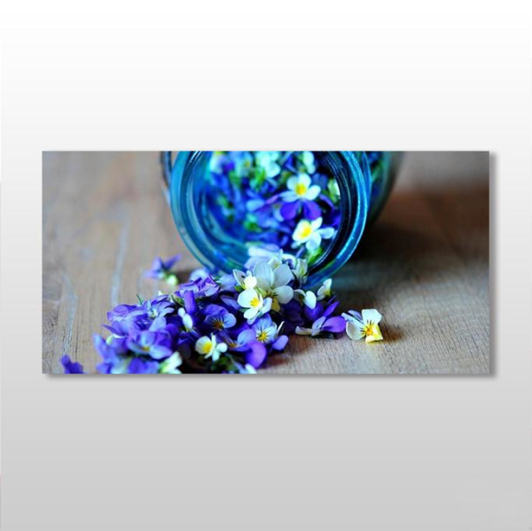 Kavanozdaki Çiçekler Kanvas Tablo