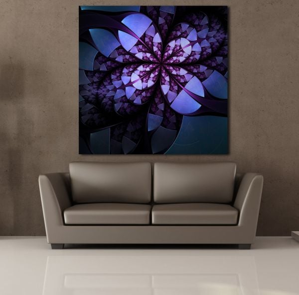 EFLATUN ÇİÇEK KANVAS TABLO