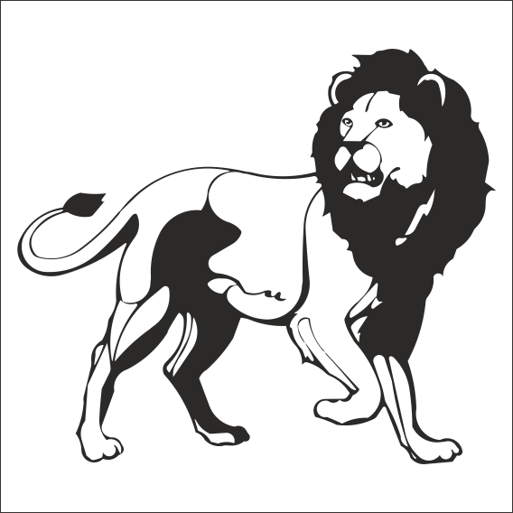 ASLAN LİON FOLYO STİCKER