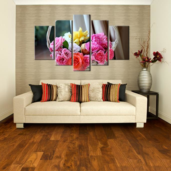 Çiçekler Kanvas Tablo