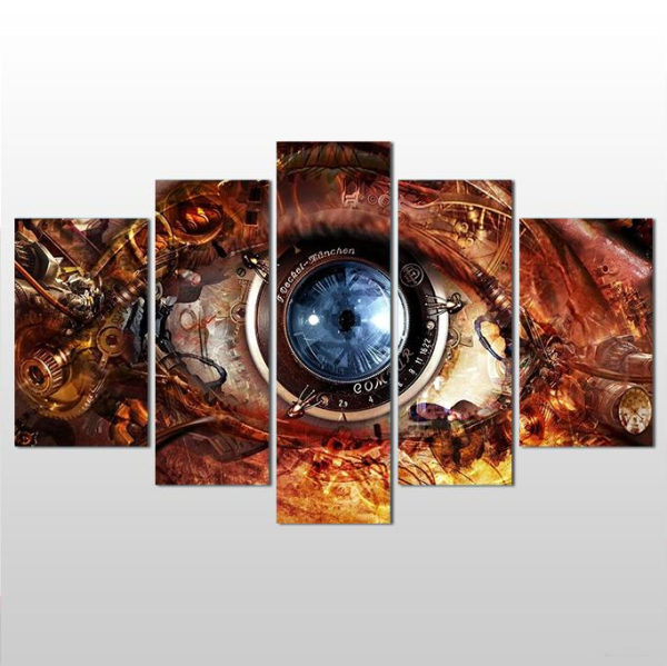 Lens Göz Kanvas Tablo