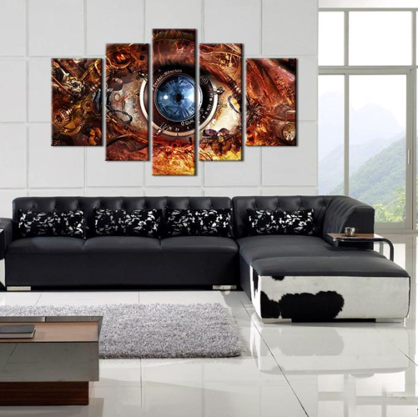 Lens Göz Kanvas Tablo