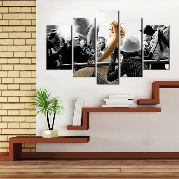 Ünlü Kadın Kanvas Tablo