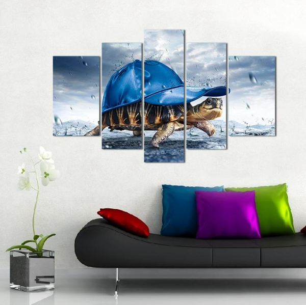 Kaplumbağa  Kanvas Tablo