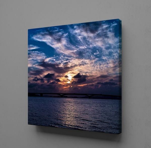 GÖKYÜZÜ DENİZ KANVAS TABLO