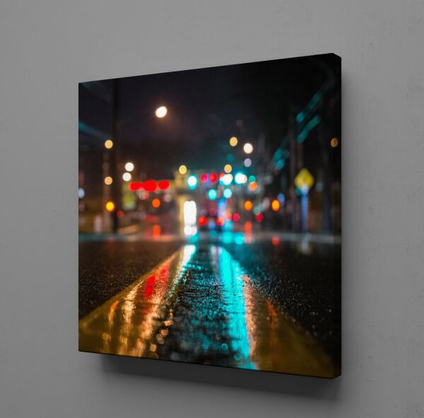 ISLAK YOL KANVAS TABLO