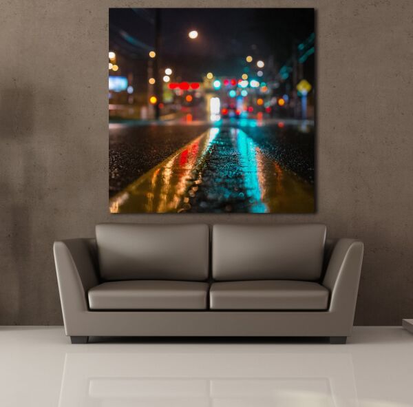 ISLAK YOL KANVAS TABLO