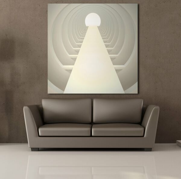 SOYUT DAİRESEL KANVAS TABLO