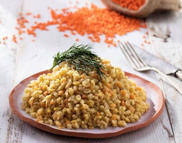 Kırmızı Mercimekli Bulgur Pilavı Tarifi