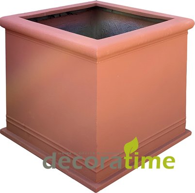 DECORAVINTAGE FİBER SAKSI VELA - BÜYÜK SAKSI - DEKORATİF SAKSI - ÇİÇEKLİK