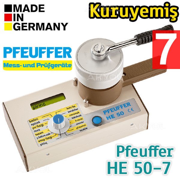 Pfeuffer HE 50-7 Kırmalı Kuruyemiş Nem Ölçer