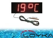 Loyka 15 CM - Büyük Ekranlı Havuz Suyu Sıcaklığı Ölçer