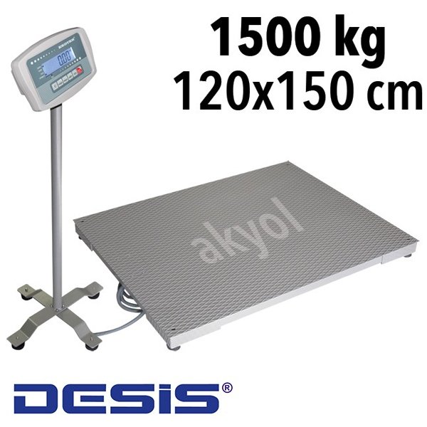 Desis B5 1.5 Ton Platform Baskül - 120x150 cm