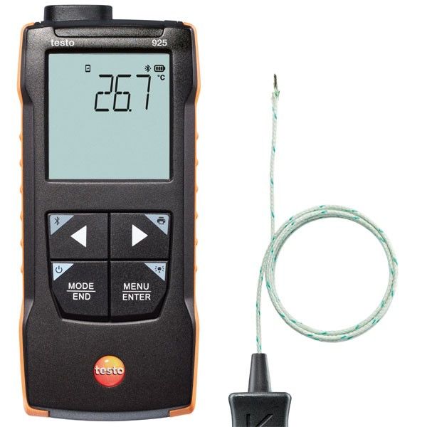 Testo 925 Tek Kanallı K Tipi Prob Okuyucu Termometre