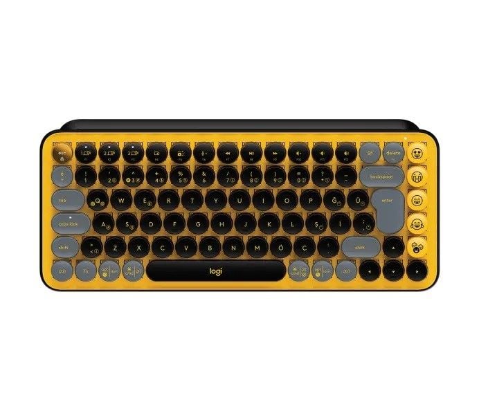 Logitech Pop Key Mekanik Klavye Sarı&Siyah