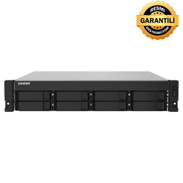 QNAP TS-832PXU-RP-4G 8 Yuvalı Rackmount Nas Ünitesi (Resmi Distribütör Garantili)