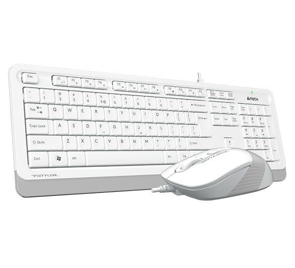 A4-Tech Kablolu Set Beyaz (F1010-B)