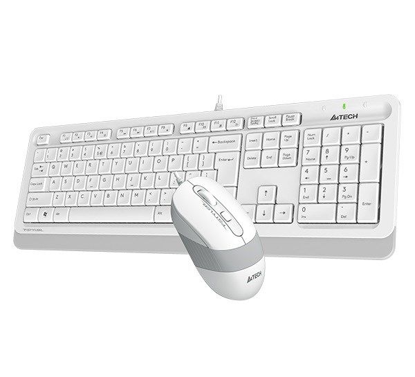A4-Tech Kablolu Set Beyaz (F1010-B)