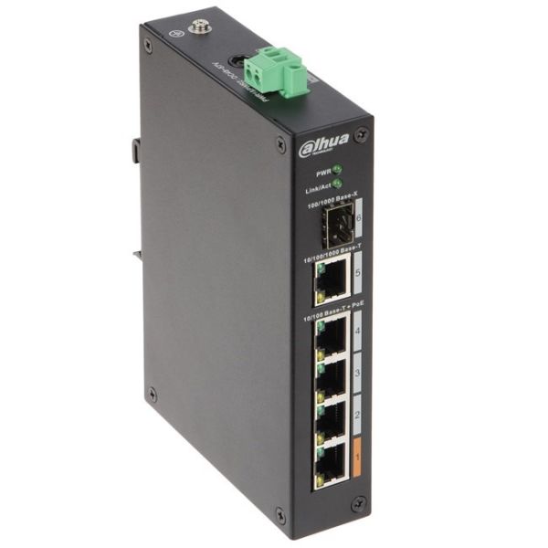 Dahua 4 Port 100Mbps PoE (PFS3106-4ET-60)