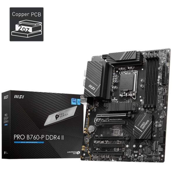 MSI Pro B760-P II D4 1700P Hdmi Dp