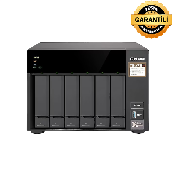 Qnap TS-673A 6 Yuvalı NAS Depolama Ünitesi (Resmi Distribütör Garantili)