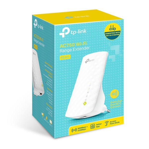 TP-Link TL-RE200 Kablosuz AC750 Menzil Genişletici