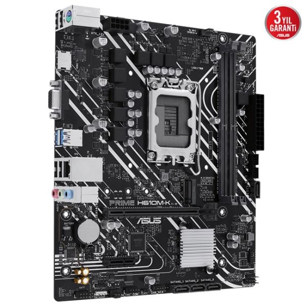 Asus Prime H610M-K D5 1700P Vga Hdmi