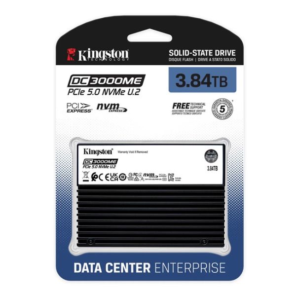 Kingston Enterprise 3.8TB 2.5'' NVMe SSD