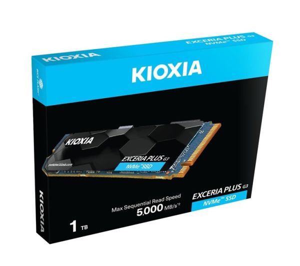 Kioxia Exceria Plus 1TB M.2 NVMe SSD (5000/3900MB)