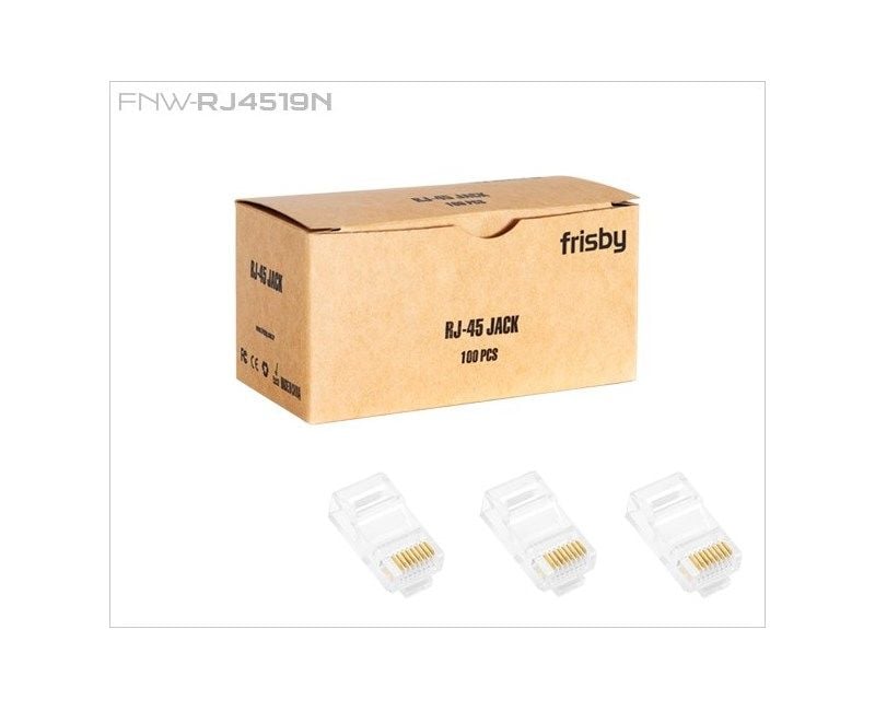 Frisby FNW-RJ4520N UTP Cat6 RJ45 Konnektör 100''lü