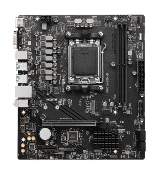 MSI Pro A620M-B AM5 Ryzen DDR5 Vga Hdmi