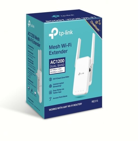 TP-Link RE315 Kablosuz AC1200 Menzil Genişletici