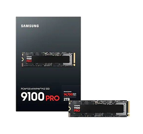 Samsung 9100 Pro 2TB M.2 NVMe SSD 14700/13400MB/s
