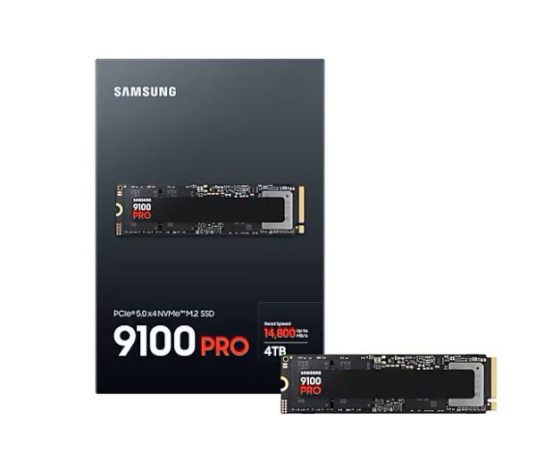 Samsung 9100 Pro 4TB M.2 NVMe SSD 14700/13400MB/s