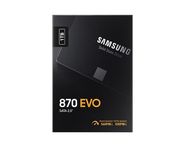Samsung 870 Evo 1TB 2.5'' SATA SSD (560-530MB/s)
