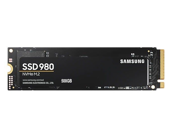 Samsung 980 500GB M.2 NVMe SSD (3100-2600MB/s)