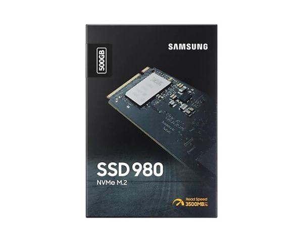 Samsung 980 500GB M.2 NVMe SSD (3100-2600MB/s)