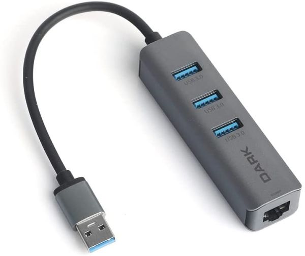 Dark DK-AC-USB332GL Usb3.0 to 3xUsb3.0-RJ45 Çevrci