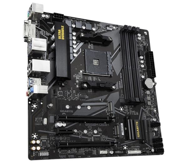 Gigabyte B550M DS3H D4 AM4 Dvi-D Hdmi