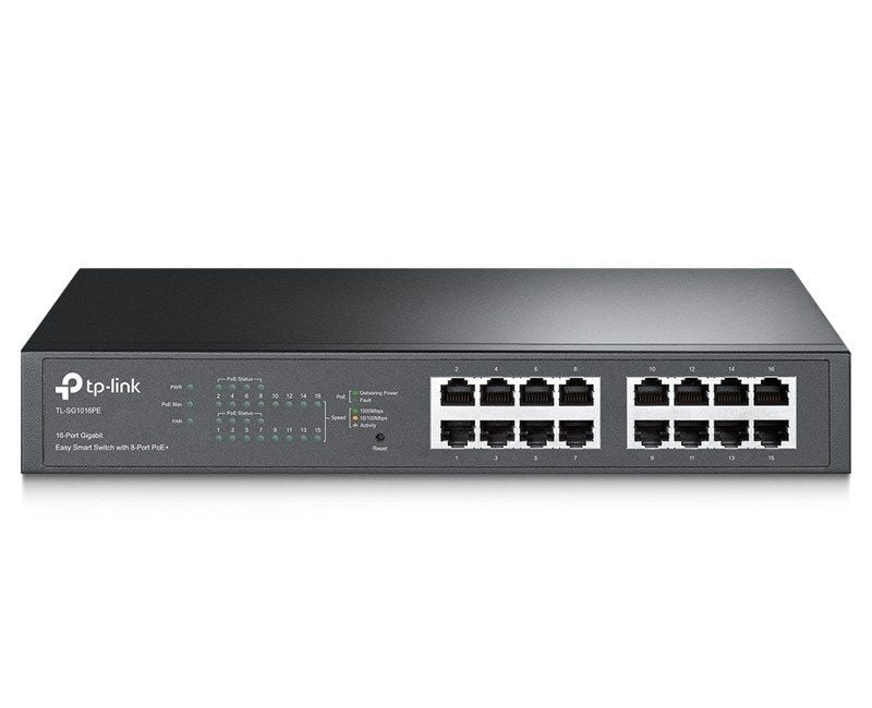 Tp-Link TL-SG1016PE 16Port Gigabit 8Port PoE Switc